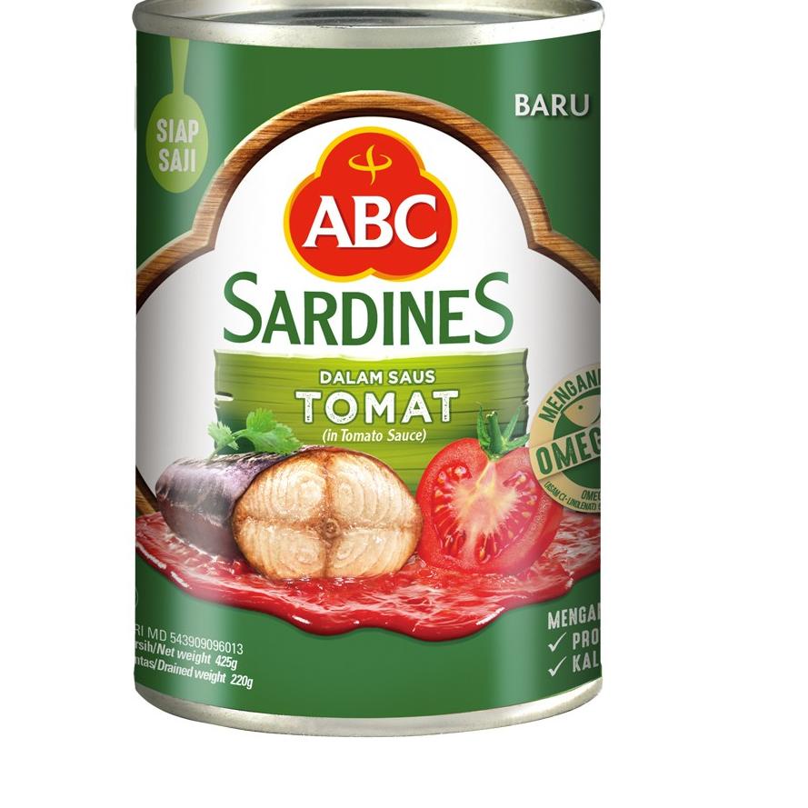 

❂ ABC Sarden Saus Tomat 425 g で