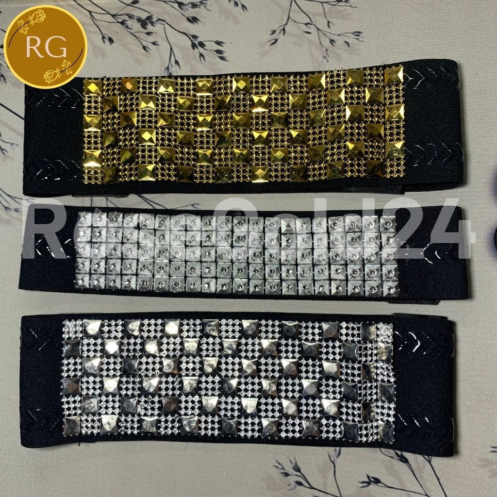 IKAT PINGGANG KARET DIAMOND, BELT SIMPEL, MUTIARA KOREAN STYLE