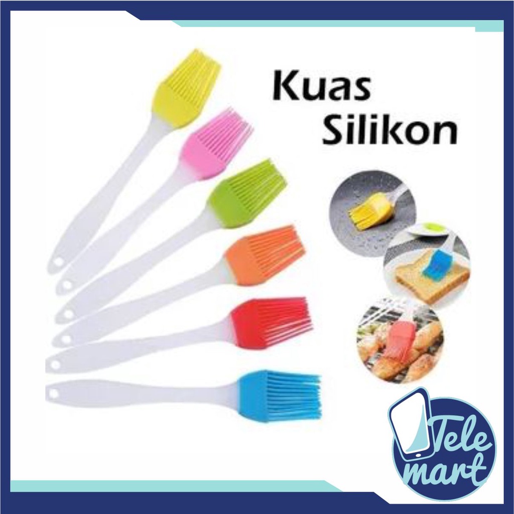 Jual Tlm Kuas Silikon Roti Silicone Cake Barbecue Mentega Food Brush