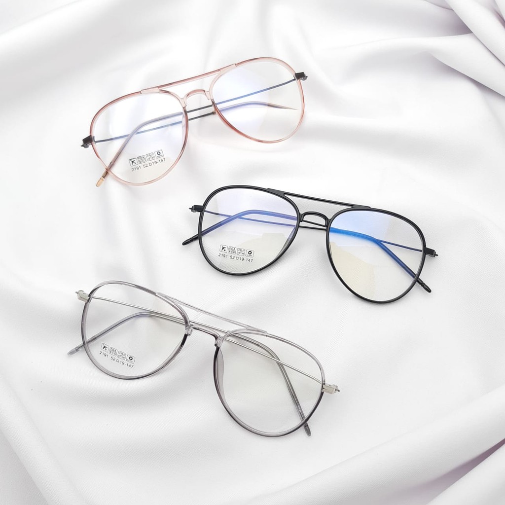 Frame kacamata 2191 + lensa antiradiasi