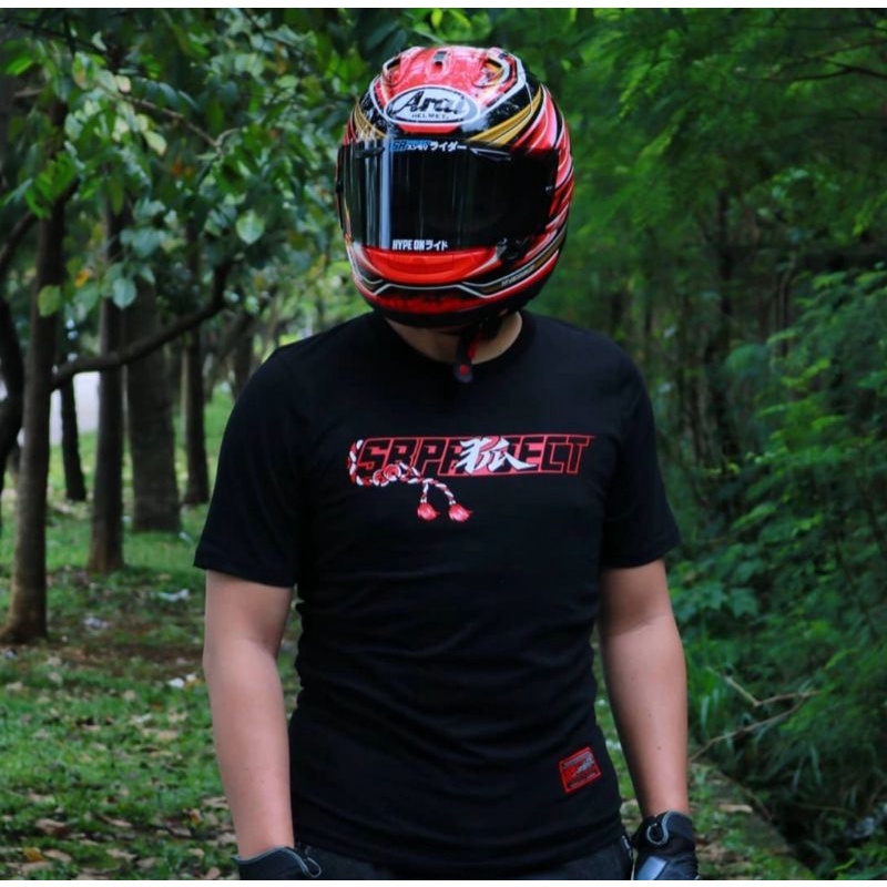 TSHIRT SR PROJECT KITSUNE MASK SIZE XXL