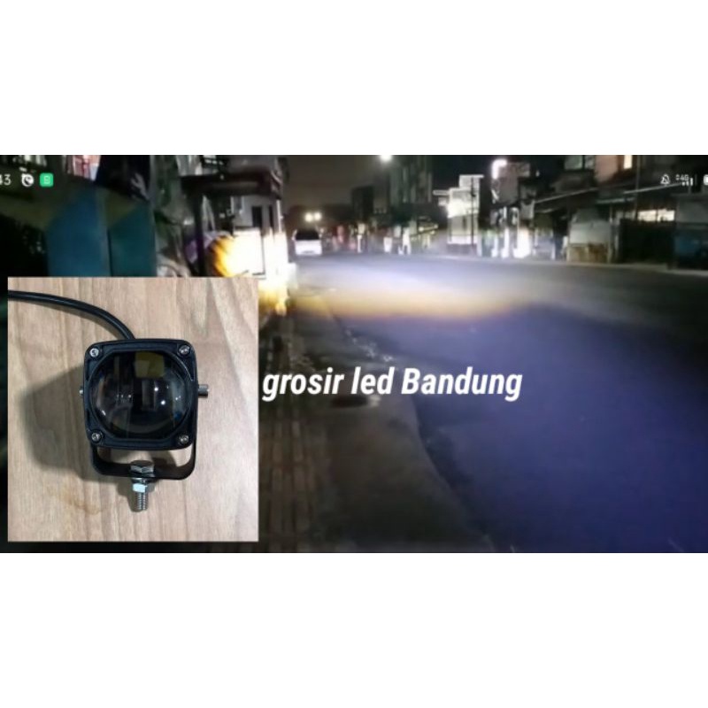 lampu led sorot mini 2 warna AEGIS motor dan mobil harga iklan 1pcs lampu