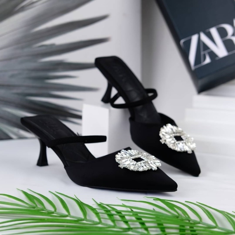 [7.7 Boombastis Sale⚡] - SEPATU WANITA PESTA HIGH HEELS SHOES ZS443 PREMIUM IMPORT