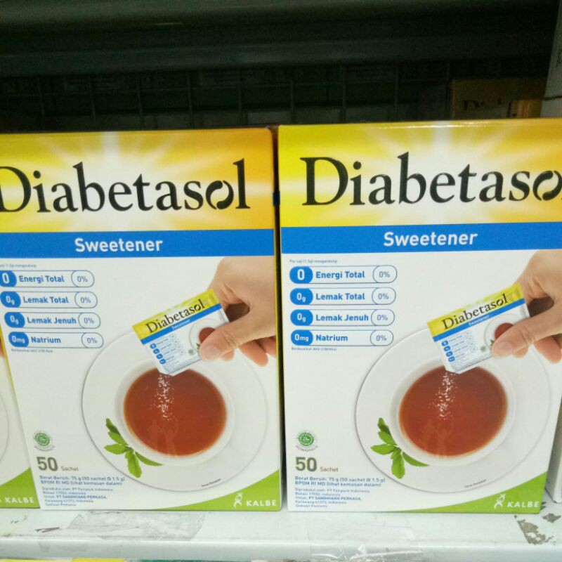 

diabetasol sweetener isi 50sct