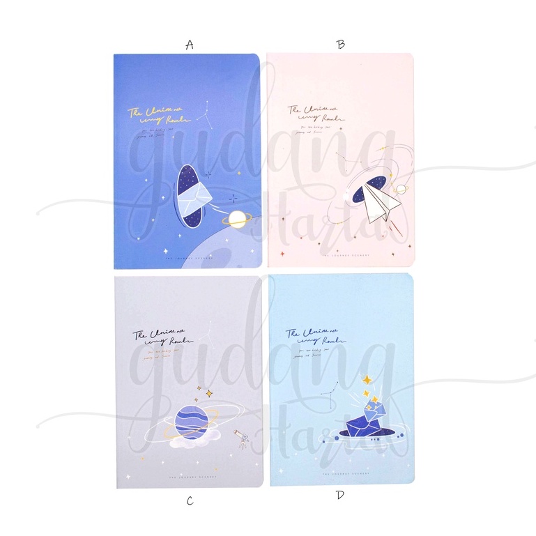 

GCC Notebook A5 Star Universe Buku Motif Bintang Planet Kertas GCC 308655
