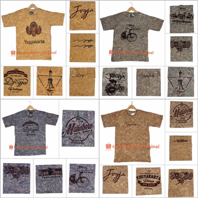 KAOS JOGJA S - XXL  BATIK ||  KAOS MALIOBORO KAOS JOGJA MURAH // oleh oleh jogja // kaos jogja murah