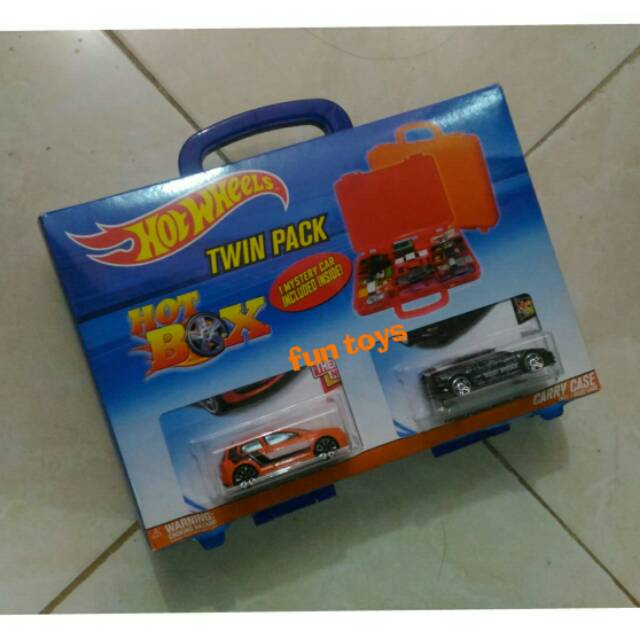 Hotwheels twinpack carrycase box koper tepak
