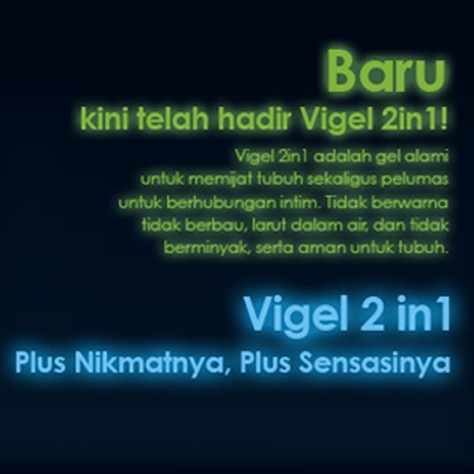 Vigel 2 in 1 Lubricant And Massage Pelumas Aman Berbahan Dasar Air