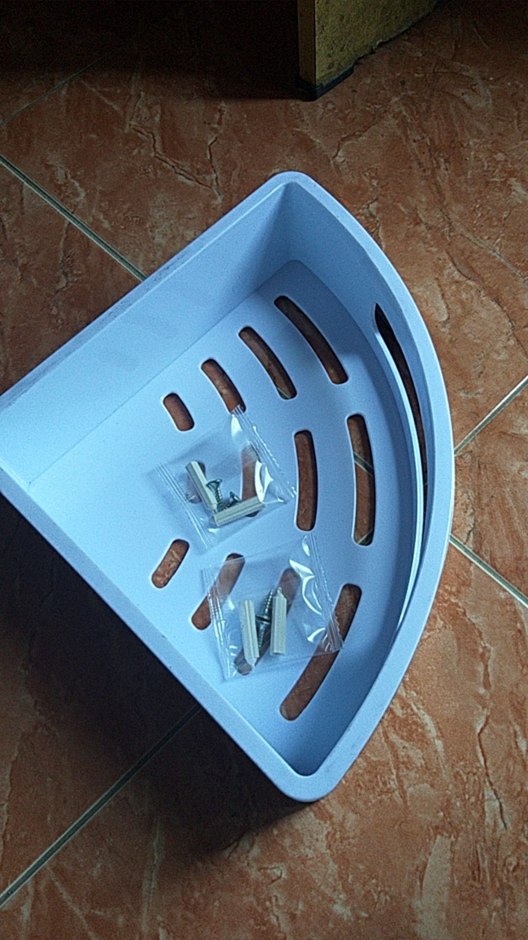 Rak Sabun Shampoo Dinding Sudut Dapur Kamar Mandi Tempat Peralatan Kamar Mandi