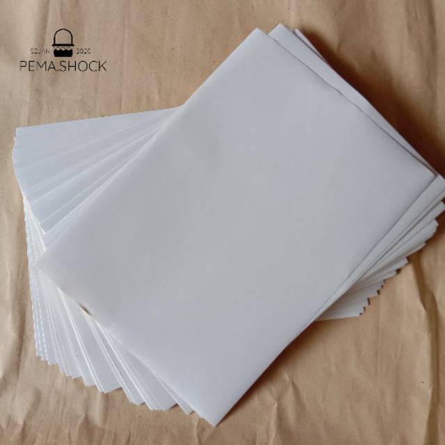 Kertas Stiker Cromo Cetak Label Olshop A4