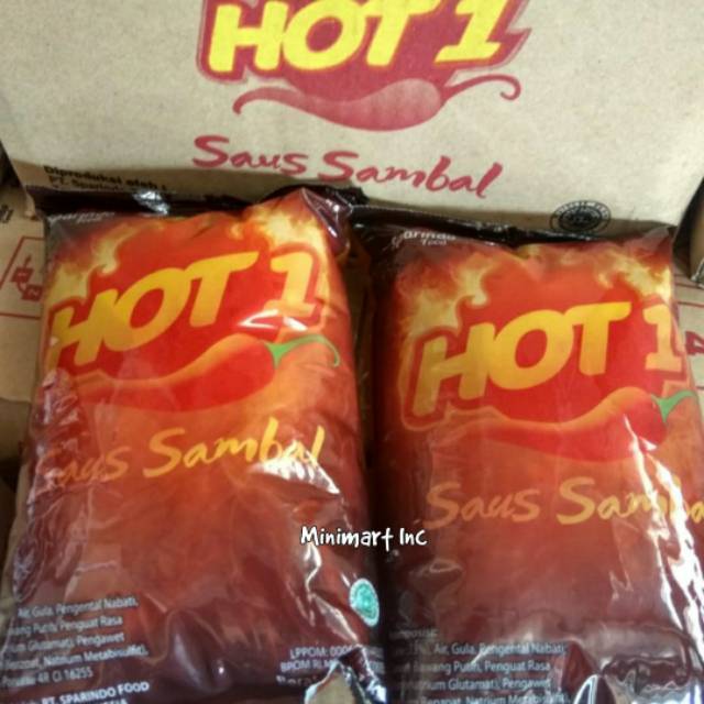 

[GOJEK&GRAB] Saus Sambal Hot1 Kemasan 1kg