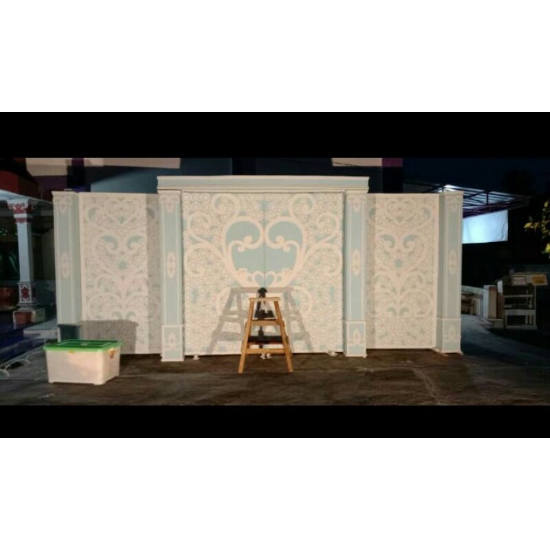 pelaminam karet spon/ukiran spon