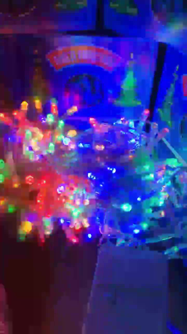 Lampu hias natal tumblr RGB 10M 100 led sambungan Lampu hias natal tumblr RGB 10M 100 led sambungan