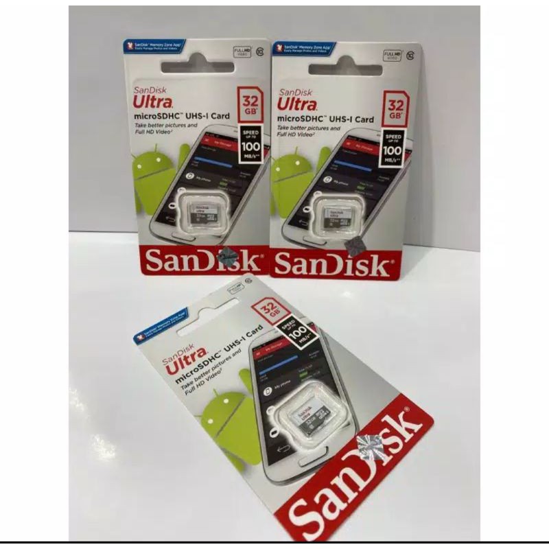 Kartu Memori Sandisk 32gb Micro SD Sandisk 32GB Memori Card Sandisk 32Gb Original
