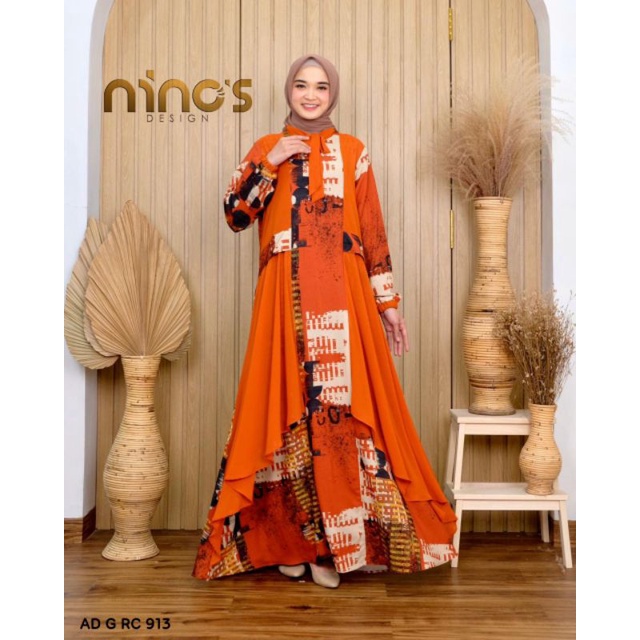 Gamis wanita ninos Jumbo dan standar ( Ad GrC 913 )