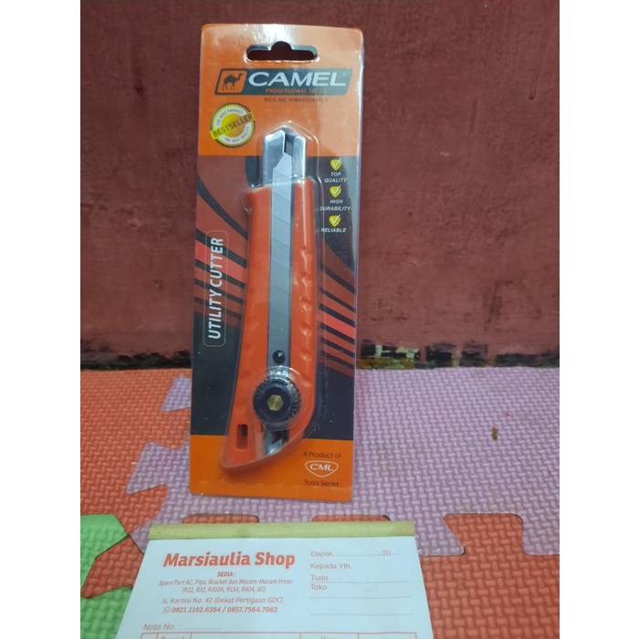 

Mantap Camel Pisau Cutter Besar Putar Pisau Kater Cutter Sekelas Kenko L500 Terbatas