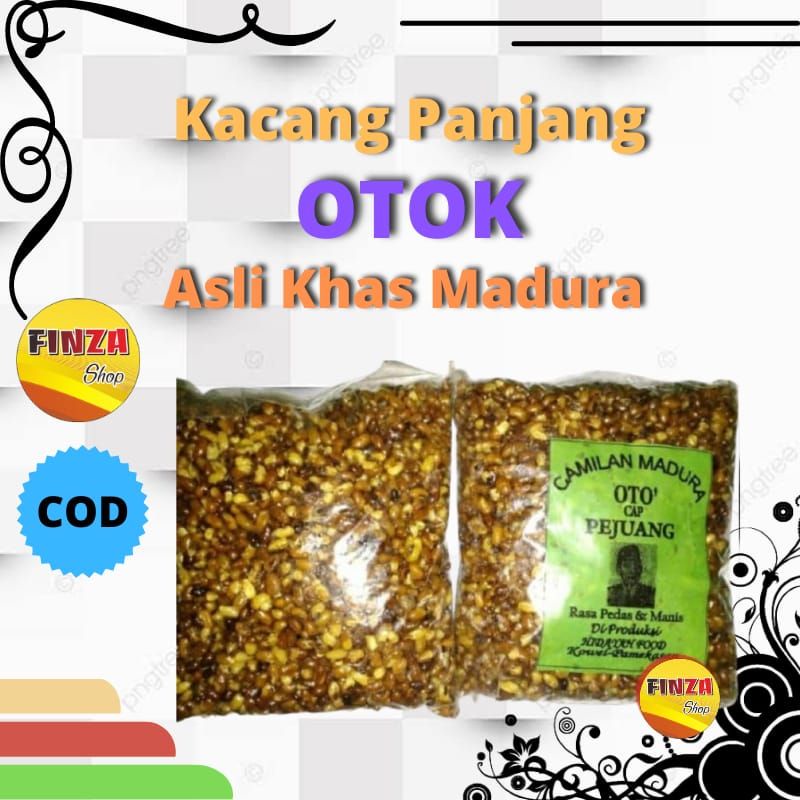 

camilan khas madura Kacang panjang otok pedas manis