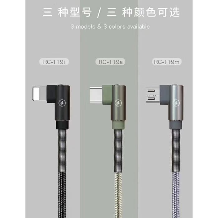 Remax Ranger Series Data Cable RC-119i Lightning Iphone Kabel