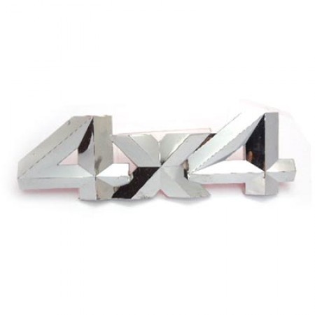 Emblem Mobil 4x4 4WD Chrome