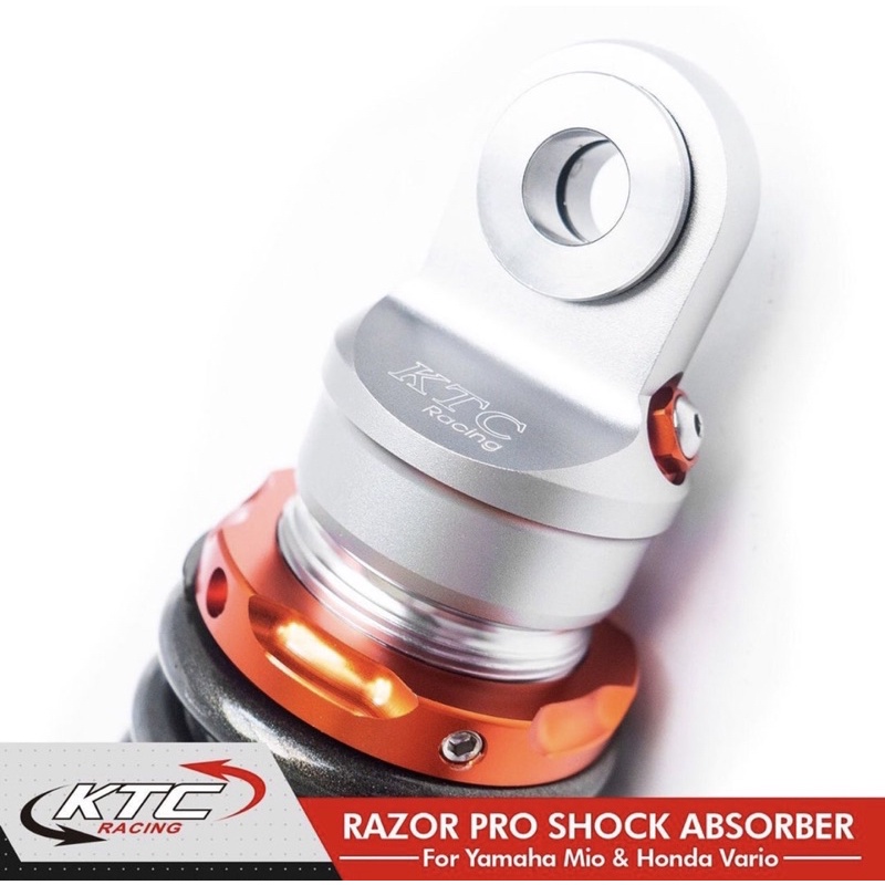 Shock KTC Racing Razor Pro Steering Dumper Shockbreaker Bebek 280mm 320mm 340mm 335mm Jupz Vega Fizr Supra Kharisma Revo Tigel GL Pro Mega Pro RX King NMax Old PCX150 FOURSIX_46