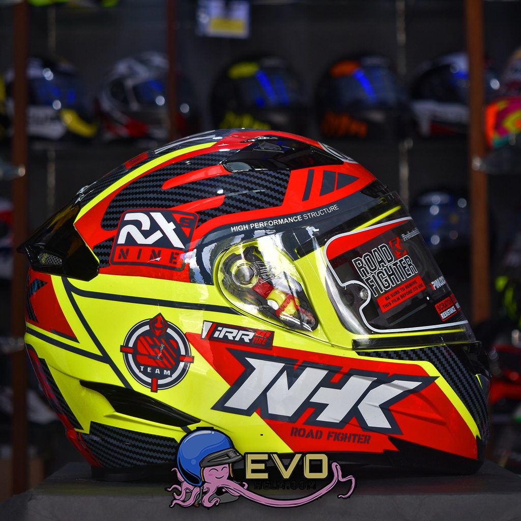 NHK RX - 9 RACER NAVY - YELLOW FLUO/RED