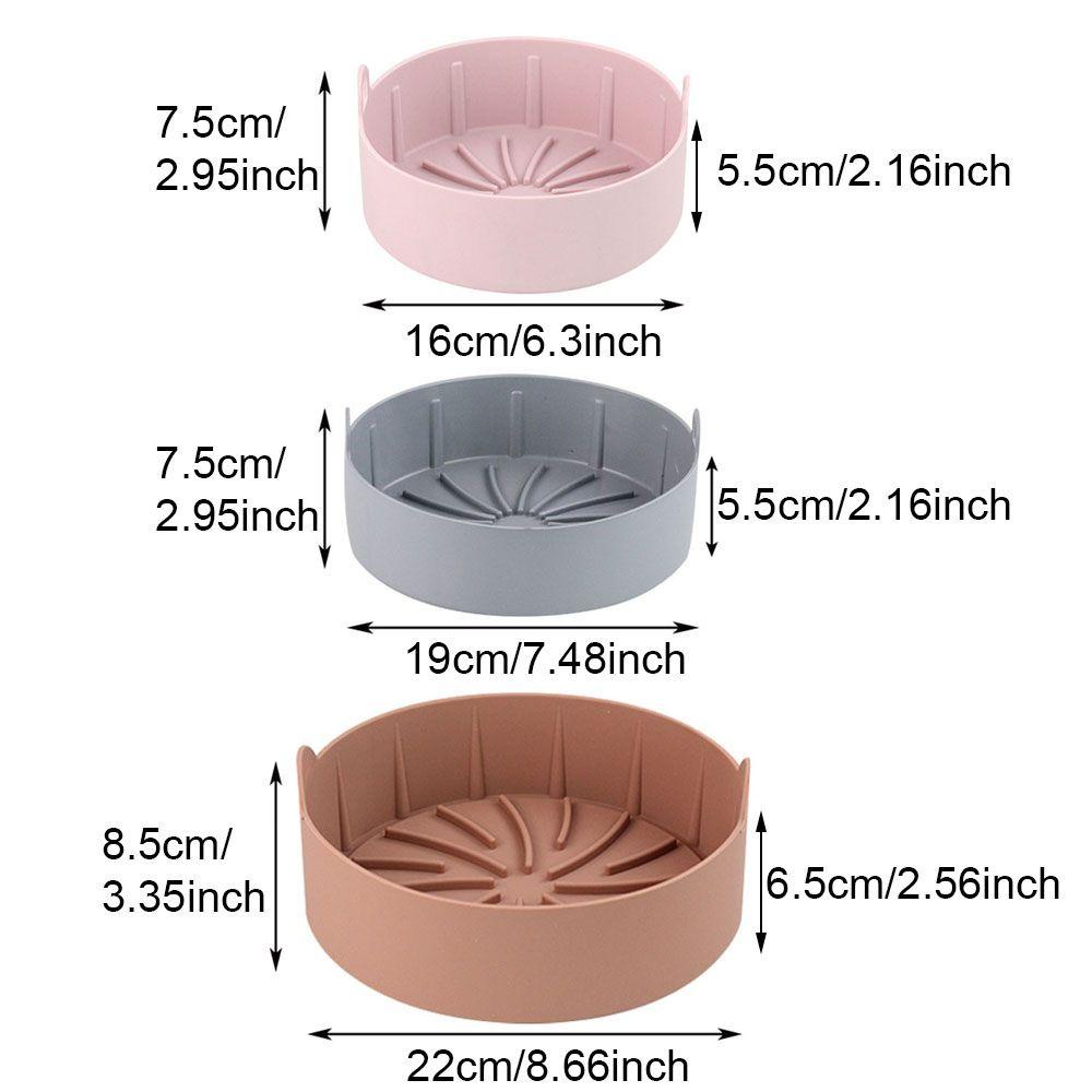 Solighter Panci Air Fryer / Panggang Pizza Bahan Silikon