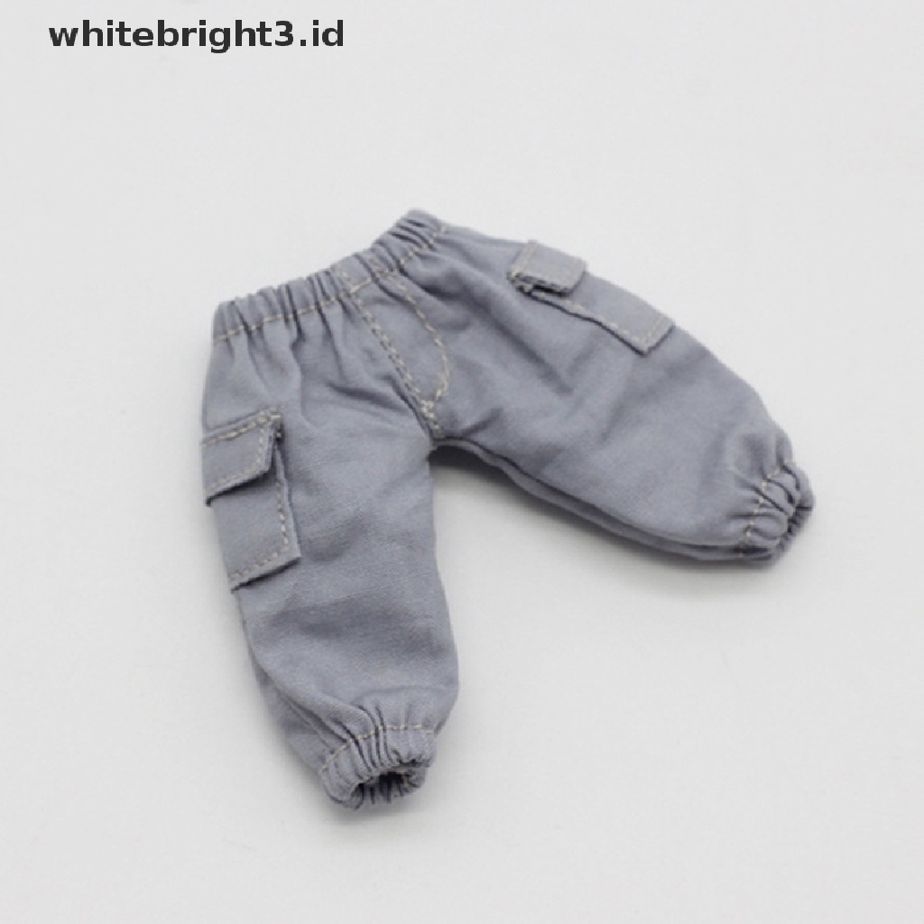 (whitebright3.id) Celana Panjang Overall Untuk Aksesoris Boneka OB11 Skala 1: 12