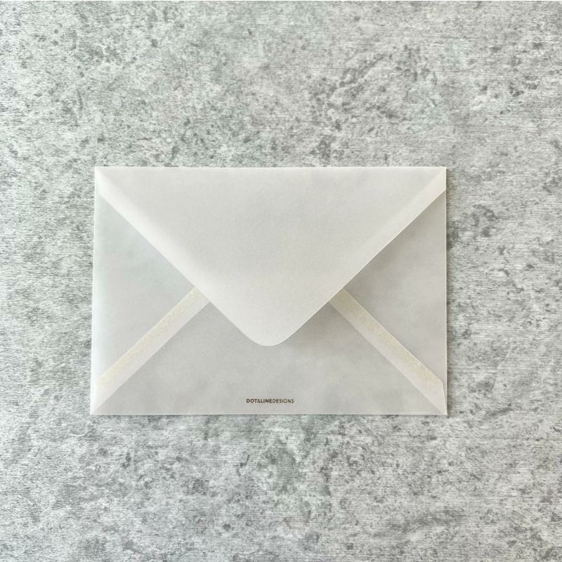 

C6 Vellum Envelope / Amplop Kalkir - Pack of 8