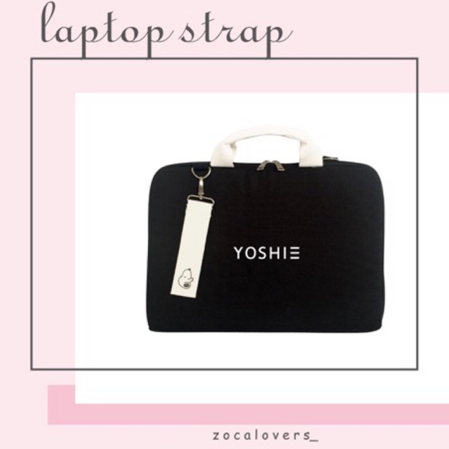 TAS LAPTOP SELEMPANG STRAP 12” -16”(FREE CUSTOM NAMA)