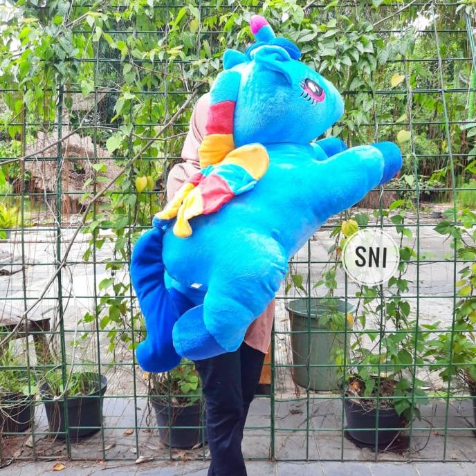 Boneka Unicorn Kuda Poni / Little Pony Jumbo Termurah Berlabel SNI