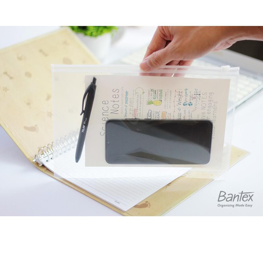 

PROMO 11.11 Bantex Zipper Pocket For Multiring Binder A5 20 Holes 8072 08