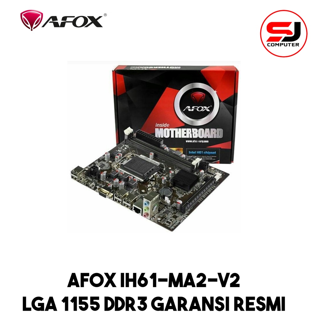 motherboard Afox intel H61 chipset LGA 1155 Original