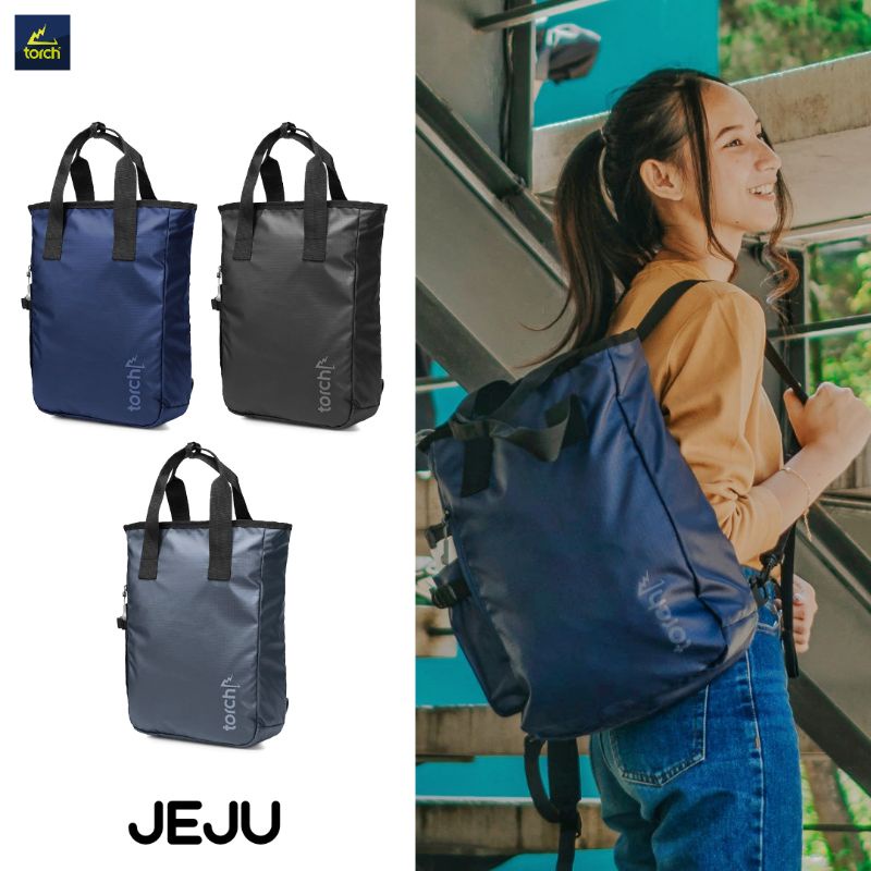 Tas Backpack Ransel Jinjing Laptop Office Tote Bag Torch Jeju