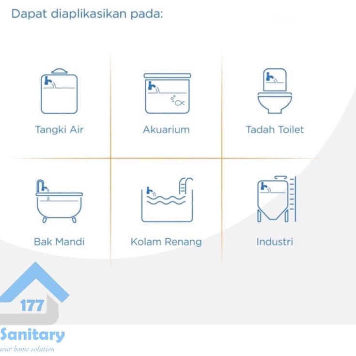 Top Now kran air VELCO ori -pelampung air otomatis invelco original keran serba guna pelampung tangk