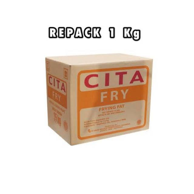 

Cita Fry Repack 1 kg / Minyak Padat ( Frying Fat)