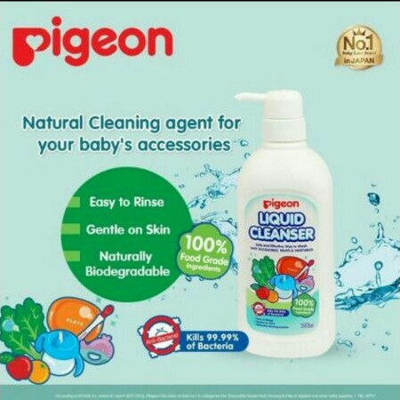 Pigeon Liquid Cleanser 700ml / Sabun Cuci Botol Bayi / Sabun Cuci Sayur &amp; Buah Bayi