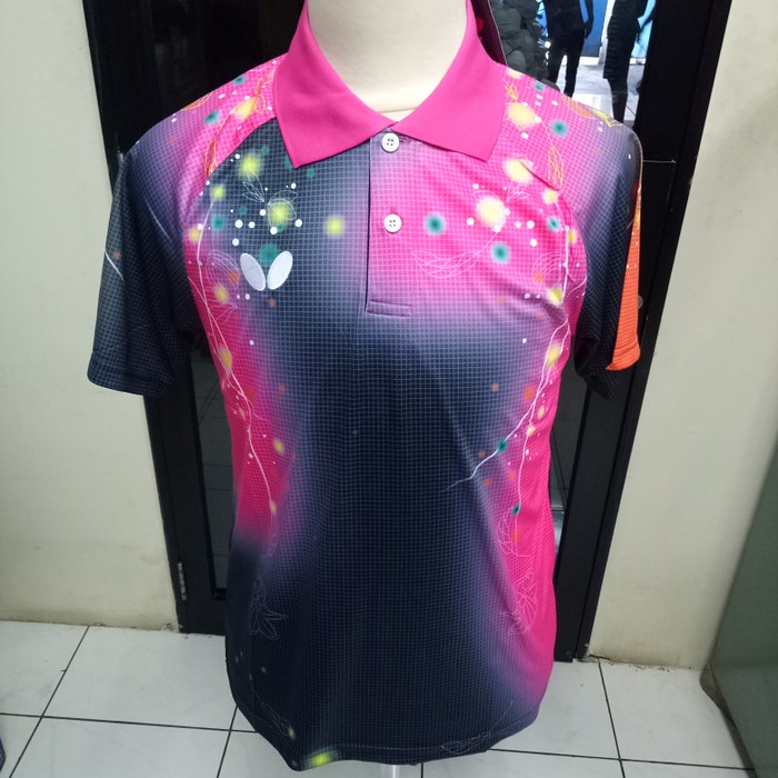 Promo Baju Jersey Tenis Meja Pingpong Butterfly 253 Grade Ori Import Stok Terbatas