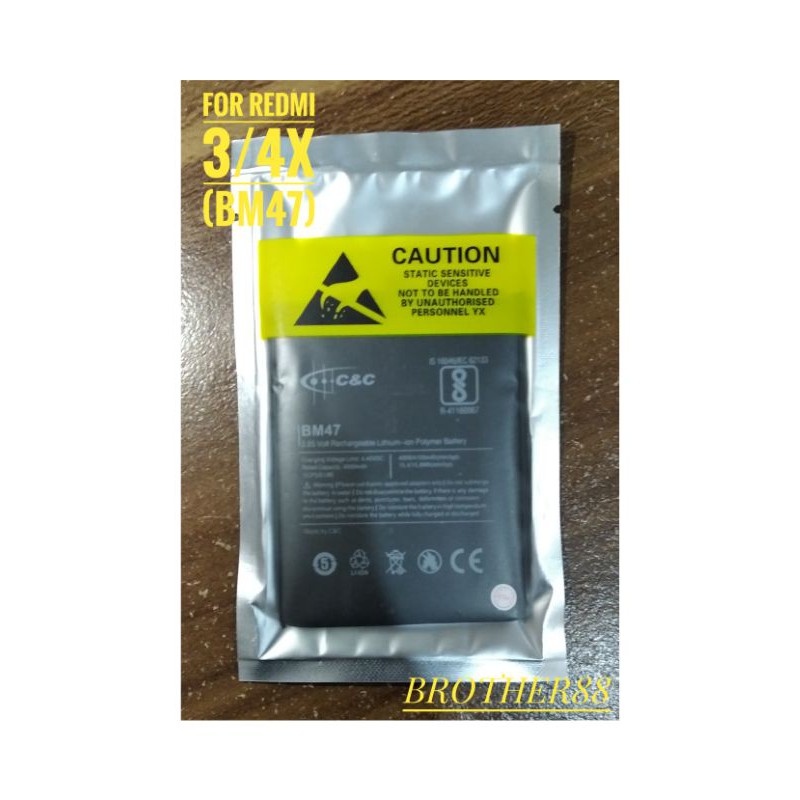 BATTERY BATERAI BATRE XIAOMI REDMI 3/4X (BM47) C&amp;C ORIGINAL