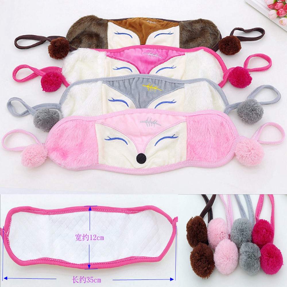 Fashion Mask Masker Mulut Cute Fox Kain