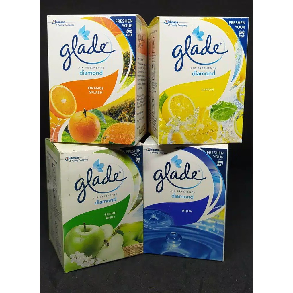 Refill Glade Diamond Air Freshener 80 ml/Isi Ulang Pengharum Mobil Shopee Indonesia