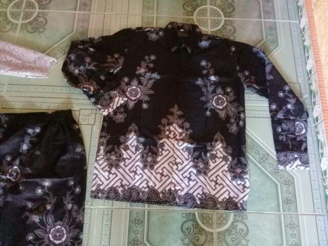 Tasyananu_batik (165 Rb Sepasang) Couple Ayushita / Couple Batik Selendang Ayushita/ Pager Bunga