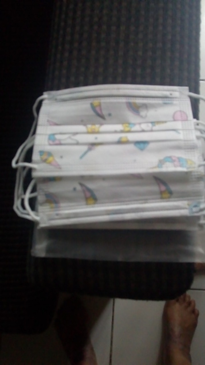 Masker Anak 3 Ply Karakter Kartun Lucu