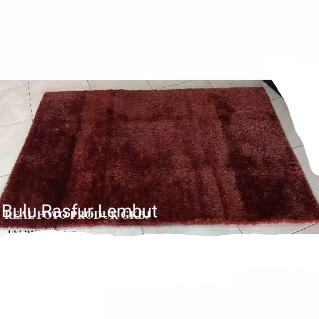 Karpet Lantai/Karpet Bulu Rasfur 150x100x3,5cm Isi Busa