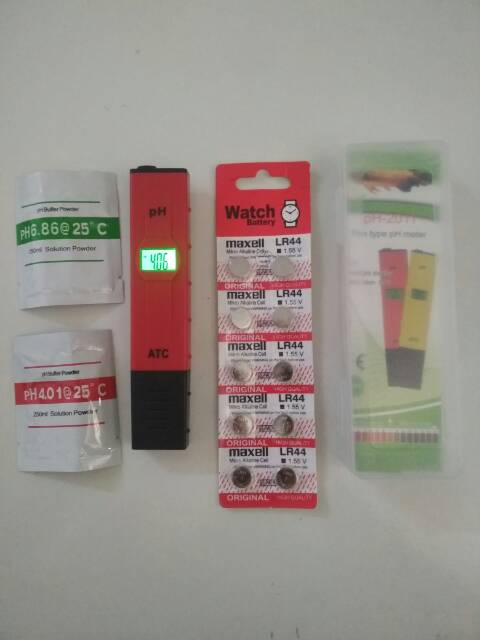 Paket ph meter backlight dan tds ec meter / alat ukur hidroponik dll