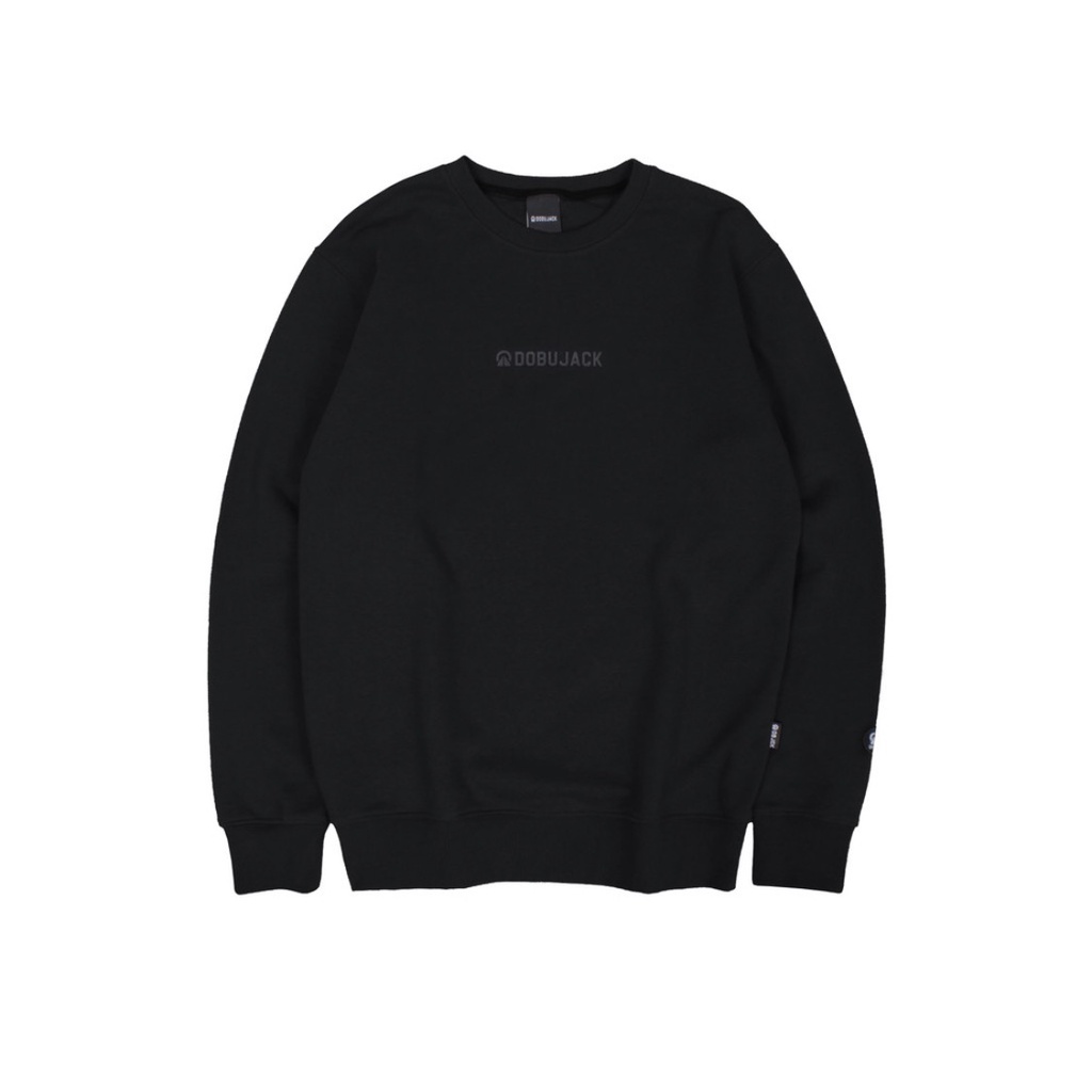 Crewneck Sweater Dobujack Evacuation Black // Sweatshirt Logo Dobujack Premium Quality