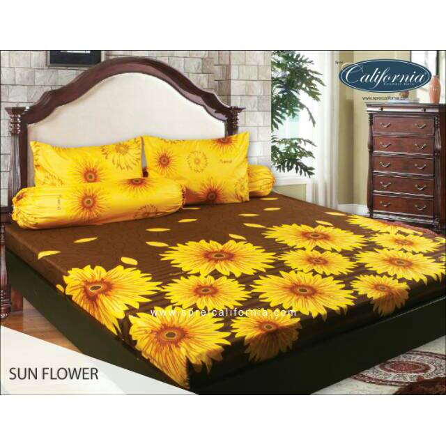 SPREI CALIFORNIA KING B4 180X200 SUN FLOWER