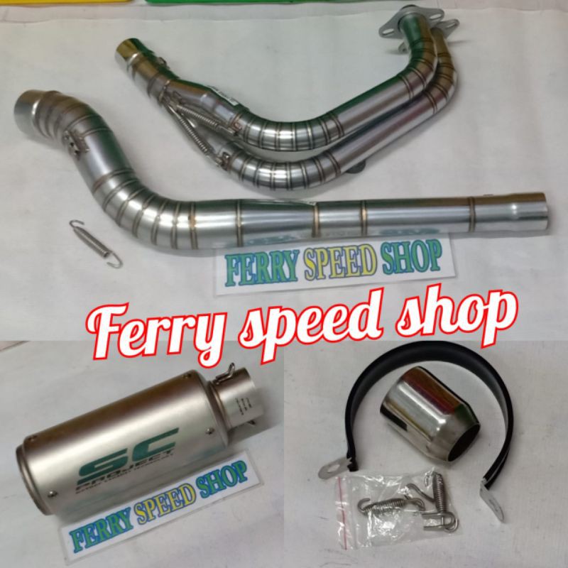 KNALPOT SC PROJECT NINJA 250 FI OLD Z250 - KNALPOT SC PROJECT IMPORT NINJA 250FI OLD Z250