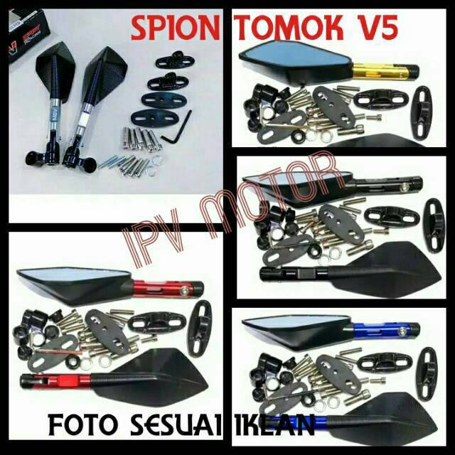 Spion Tomok Daun Besar V5  Nmax , Aerox , Pcx, Lexi, Sa