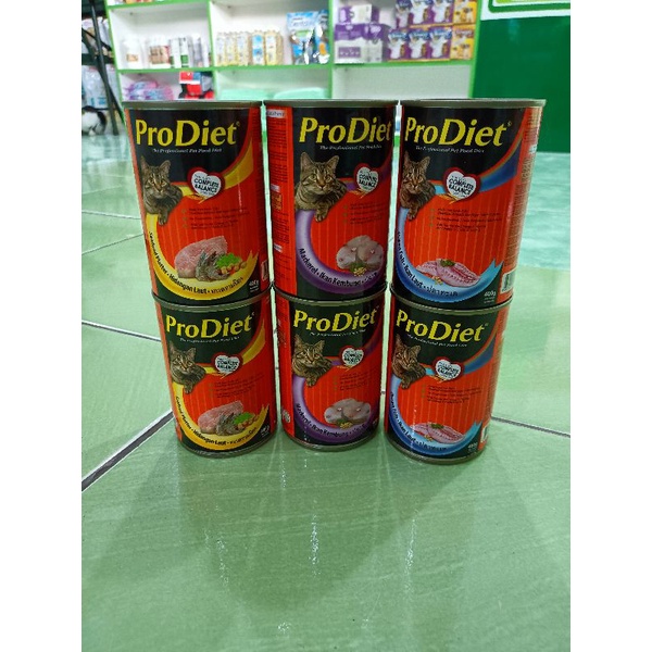 PRODIET KALENG ALL VARIAN 400g / makanan kaleng kucing/ Prodiet