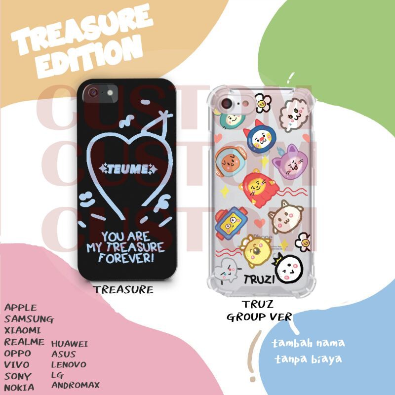 Custom case softcase hardcase murah meriah kpop samsung oppo vivo bts wanna one exo ikon suju nct x1